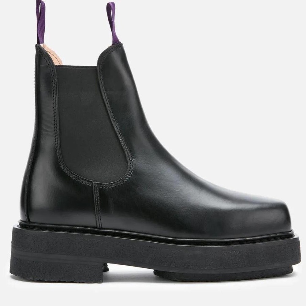 Eytys Ortega Leather Chunky Chelsea Boots
